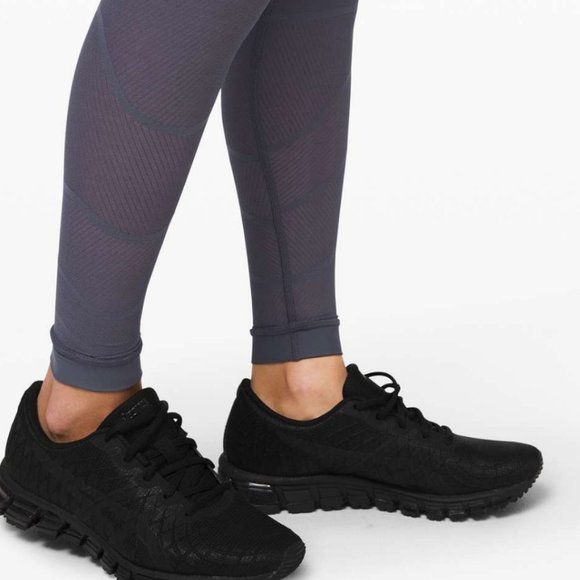 Lululemon Sheer Will High-Rise Tight 28" *Pulse Leggings Pants Long - Stone Blue - Picture 4 of 12